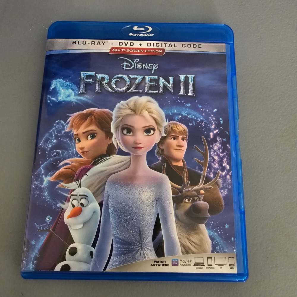Disney Frozen II Blu-ray DVD Multi-Screen Edition Animated Movie 2-Disc Set